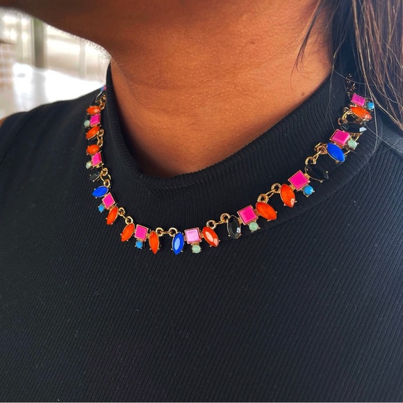 The Multicolored Turkish Crystal Necklace - Picture 2 of 2